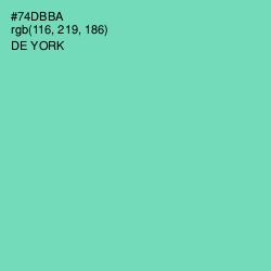 #74DBBA - De York Color Image
